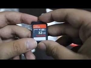 SanDisk 32GB Ultra SDHC card Unboxing and Review