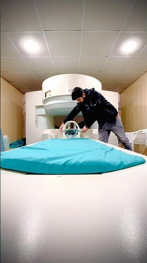 Peek Inside: What Does an Open MRI Machine Look Like? #viralvideo #mriscan #highlight #toptrending