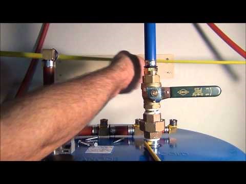 How to install Pex Pipe Waterlines in Your Home! Part 4. Plumbing Tips.