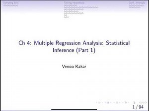 4.1a Sampling Distribution of the OLS estimators