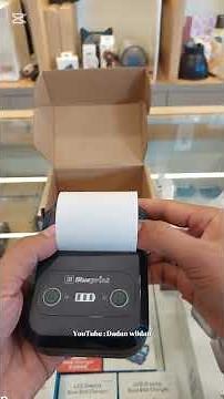 Easy way to use the Portable Printer Blueprint Thermal mini Bluetooth ECO 58 #blueprintaman