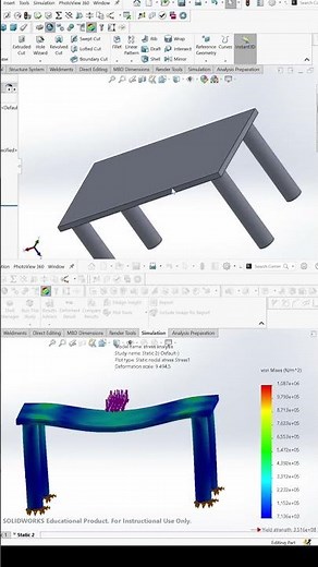 SolidWorks Simulation: How to Run a Basic Stress Analysis
