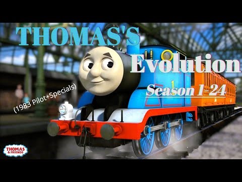 Thomas the Tank Engine's Evolution through the Years (ONLY Season 1-24)