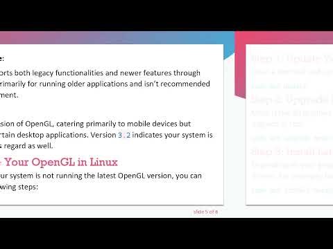 How to Find Your OpenGL Version in Linux and Upgrade to the Latest One