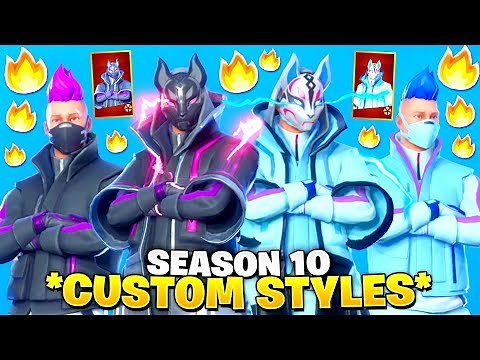 LEAKED! EMOTES with *REMIXED DRIFT* Skin! *Selectable Styles* (Catalyst Color Styles for Drift)