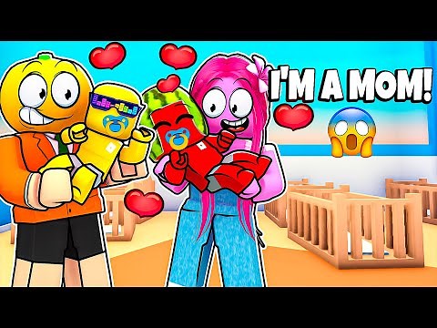 Adopting Baby Sunny and Melon in Roblox Adopt Me