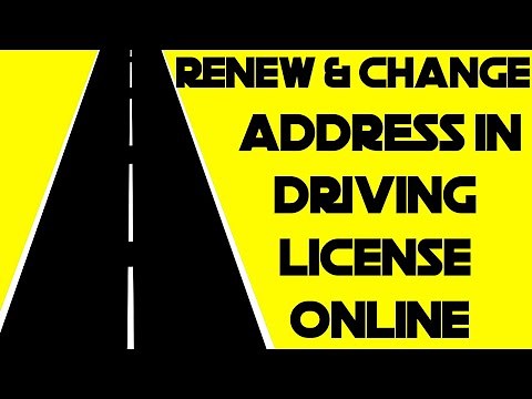 How to Renew & Change Address in Driving License Online