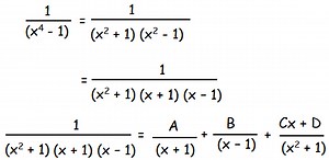 Partial Fractions Cubic Denominator