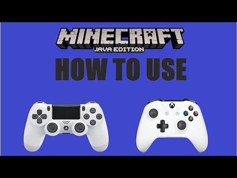 How to Use a Controller on Minecraft Java (PlayStation Controller, Xbox Controller, etc)