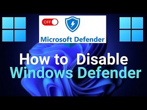 How to Enable or Disable Windows Defender in Windows 11 — Manage Your Antivirus!