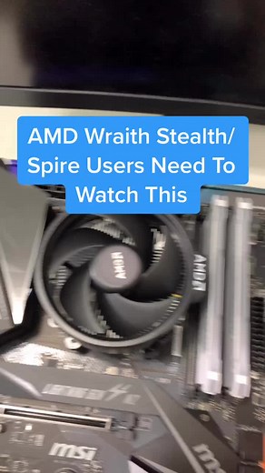 AMD Wraith Stealth/Spire Cooler: Tips and Tricks for PC Gamers