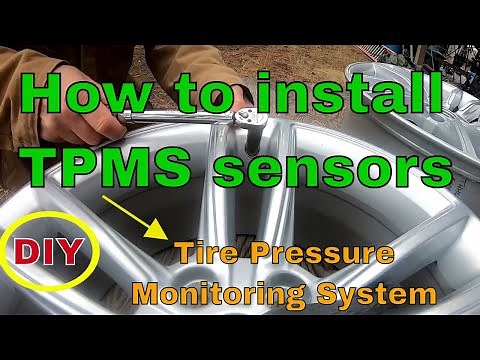 Installing TPMS sensors on Tesla Model S 19" Base Rims. How to install TPMS sensors.