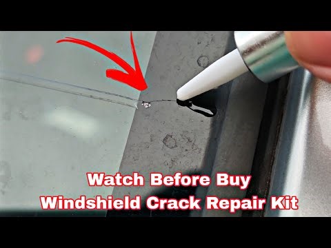 Repair Crack Windshield With Cheap Liquid Repair Kit | Testing Repair Crack on Car Windshield