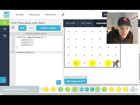 Pancakes with Start | CodeHS