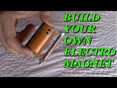 How to Make a Magnet at Home Easy - DIY Strong Electric Magnet