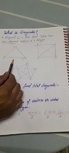 What is diagonal with activity and formula | Easy Explained | EduLather
