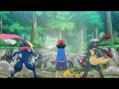 Ash Greninja Returns | Greninja trains Lucario | Pokemon Journey Episode 108 [AMV]