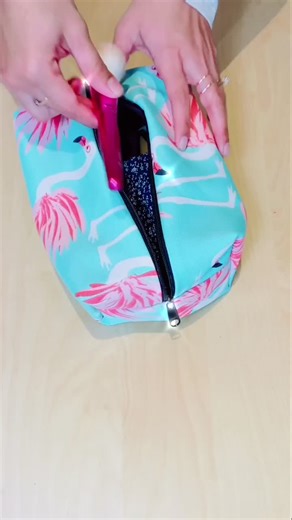 Sewing Tutorial: How to Make a Boxy Makeup Bag