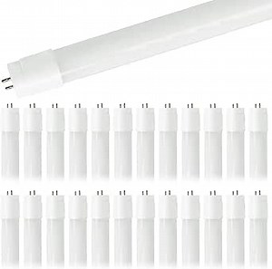 GoodBulb 4-ft T8 LED Tube Lights, 12-Watt (32W Equivalent) 4000K Cool White, 1800-Lumens, 80 CRI, Type A+B Hybrid (Pack of 25)