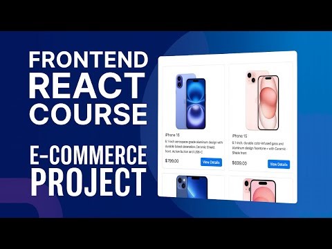 Build an eCommerce React Application | Project based | Full Tutorial for Beginners