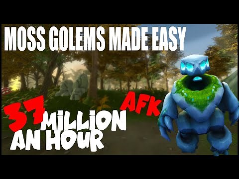 AFK MOSS GOLEMS EASILY I RUNESCAPE 3