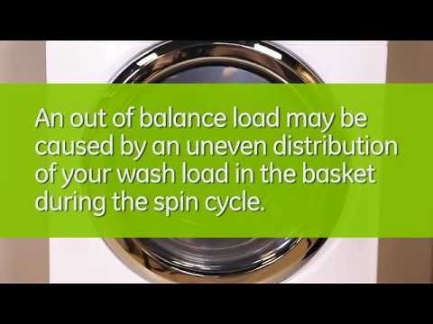 Front Load Washer Out of Balance