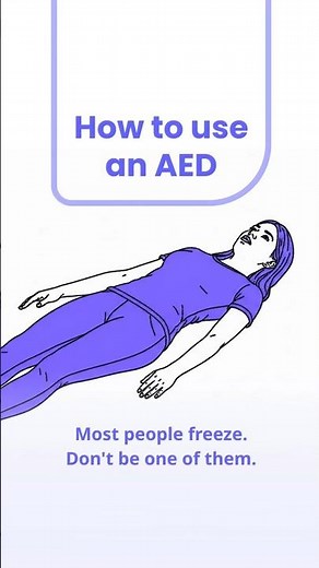 How to use an AED in an emergency — 4 steps
