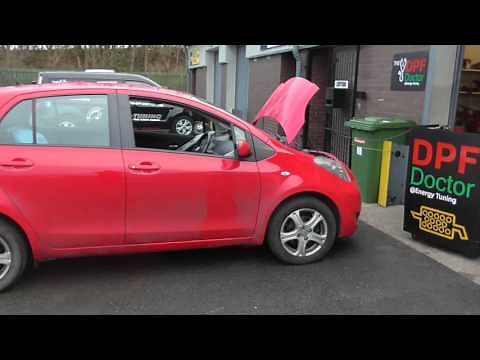 Toyota Yaris 1 4 D4D P2463 having a 3 stage DPF clean by The DPF Doctor