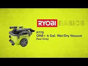 RYOBI BASICS: 6 Gallon Wet/Dry Vacuum