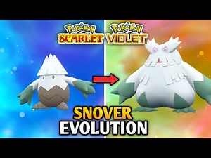 How To Evolve Snover Into Abomasnow In Pokemon Scarlet And Violet | Paldea Pokedex