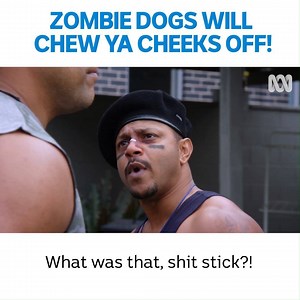182K views · 313 reactions | Don't worry you mob, Uncle Joombi is here to teach us how to protect our cheeks from them zombie dogs... ☢️ | ABC Indigenous | Facebook