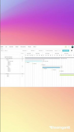 FREE Agile Project Roadmap Template | TeamGantt #projectmanagement