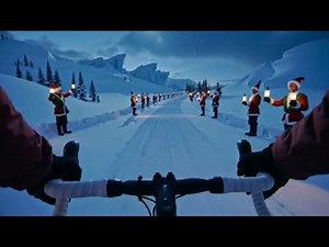 20-Minute Holiday Ride Indoor Cycling | Virtual Christmas Scenery - No Talking | Fat Burning Workout