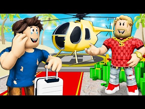 Adopted By Billionaire Family! A Roblox Movie