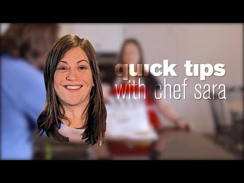 peeling potato and removing eyes with chef sara bradley