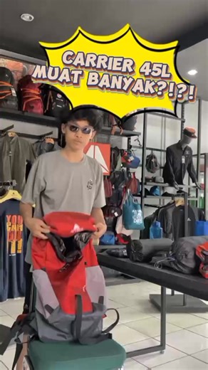 Emang boleh ya semuat ini?? #adventureneverdies #thelegendisback #avtech #carrier #tascarrier #camping #naikgunung #muatbanyak #muatbanyakbarang #muatbanyakpulangbanyak