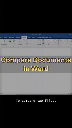How to Compare Two Documents in Word (Fast Tutorial)