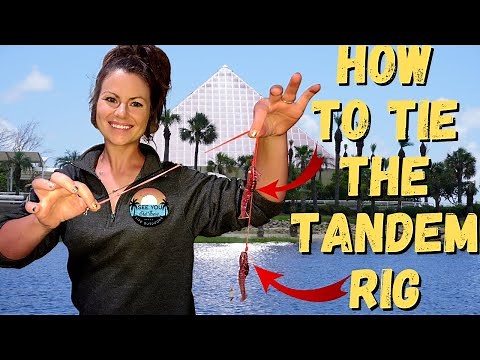 Tandem Rig - HOW TO TIE video {amazingly easy flounder rig}