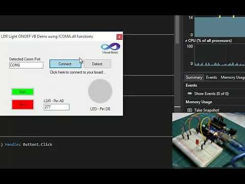 Arduino Tutorial - Interfacing with Visual Studio using Visual Basic.NET