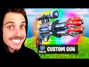 I Created Lazarbeam Custom Weapons in Fortnite!
