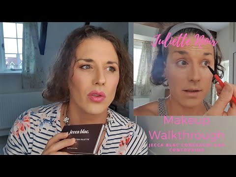 Makeup walkthrough - Jecca Blac, beard cover and contouring