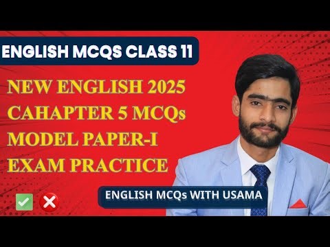English MCQs for Class 11 | Vocabulary | Missing Info| Forms of Verbs English MCQs with Usama