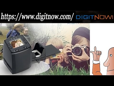 DIGITNOW! Negative Film & Slide Scanner Convert Negative Slide to Digital JPGs And Save to SD Card