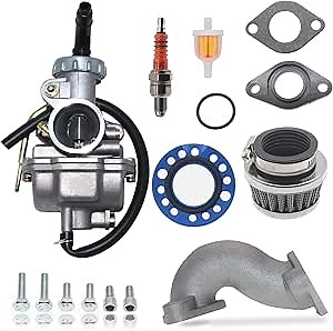 PZ20 Carburetor for 125cc 110cc 90cc 70cc 50cc TAOTAO ATV Dirt Bike Kazuma Baja Quad Go Kart NST SunL CRF50F XL75 CRF80F XR50R Upgrade Rebuild