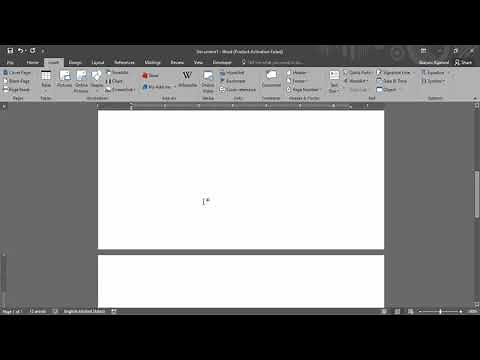 How to Insert a Blank Page in Word | Add Blank Page | Add New Page
