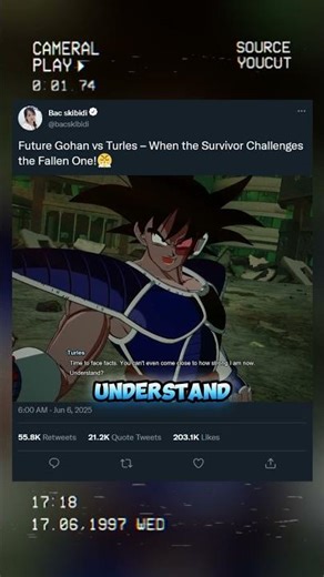 Future Gohan vs Turles – When the Survivor Challenges the Fallen One!😤 #sparkingzero #crashout