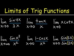 How To Solve Limits of Trigonometric Functions - Made Easy