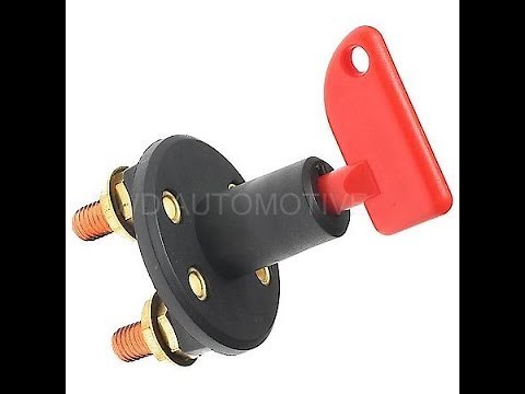 Vehicle Battery Cutoff Switch Installed