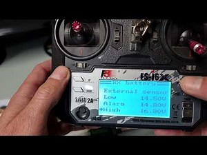 Flysky i6x voltage sensor setup