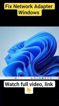 Fix Missing Network Adapter in Windows 11/10 -Install WiFi & Ethernet Drivers (NO Internet Required)